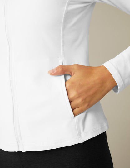Beyond Yoga Spacedye Mock Neck Zip-Up Performance Jacket: Ultimate Comfort & Style