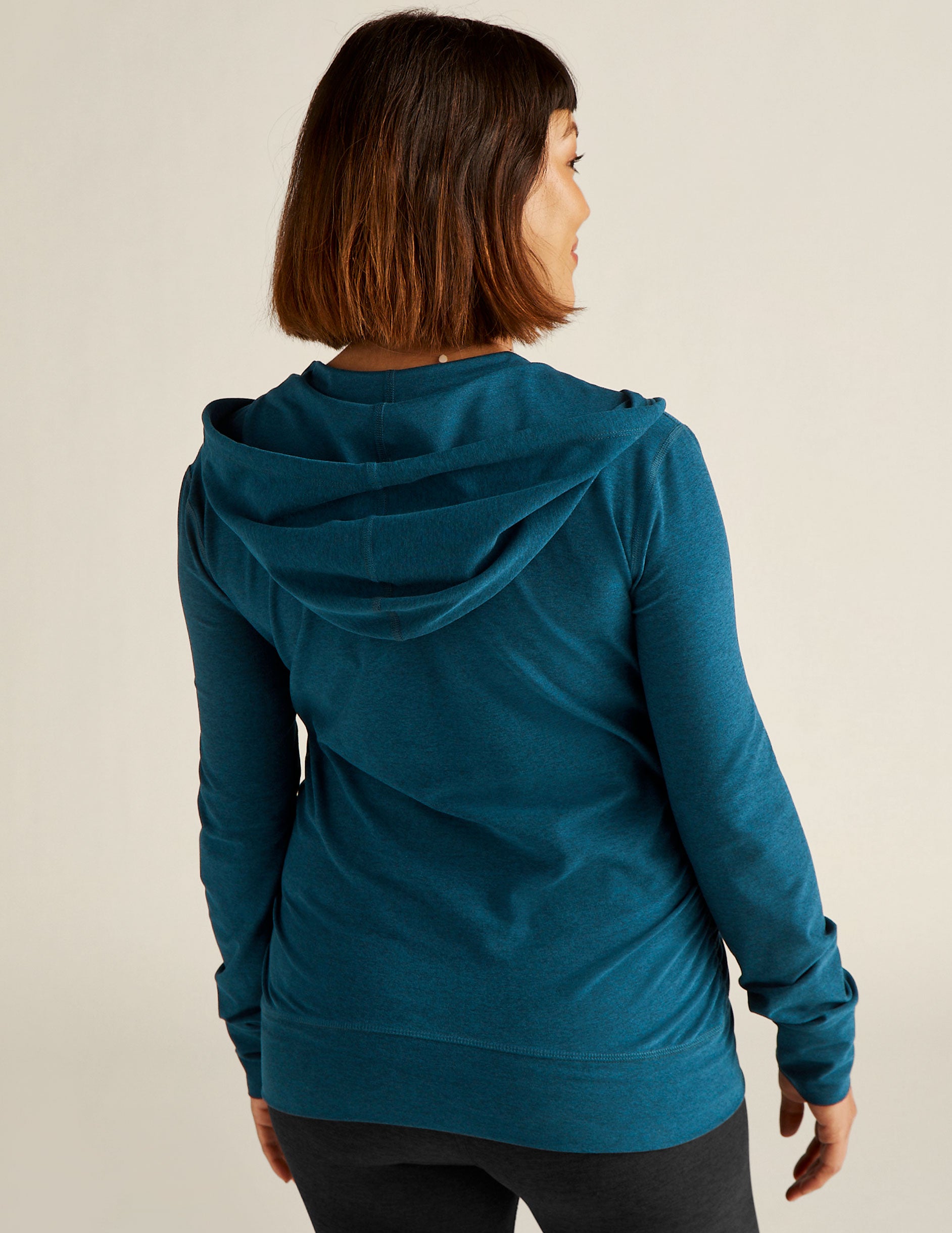 Spacedye Maternity Everyday Zip Hoodie: Ultra-Soft Comfort for Pregnancy & Beyond