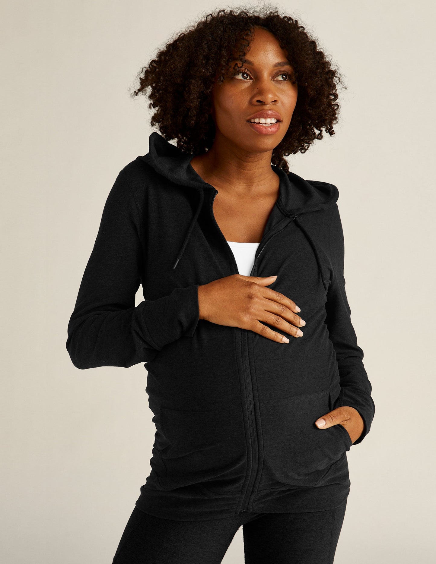 Beyond Yoga Spacedye Everyday Maternity Hoodie - Soft, Breathable Comfort