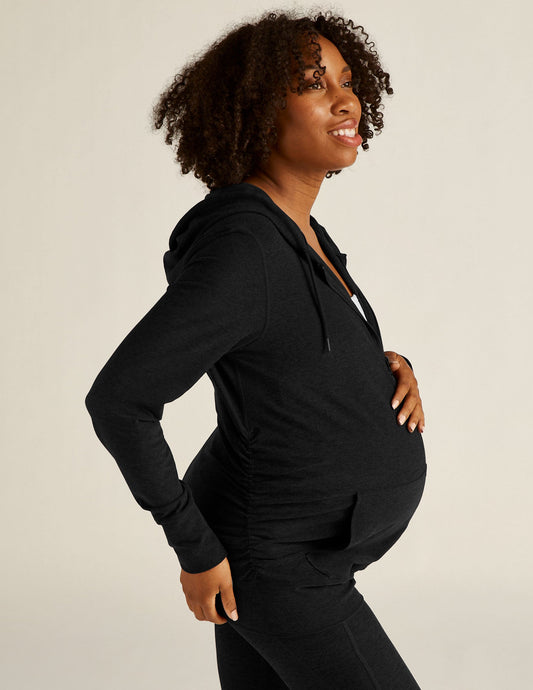 Beyond Yoga Spacedye Everyday Maternity Hoodie - Soft, Breathable Comfort