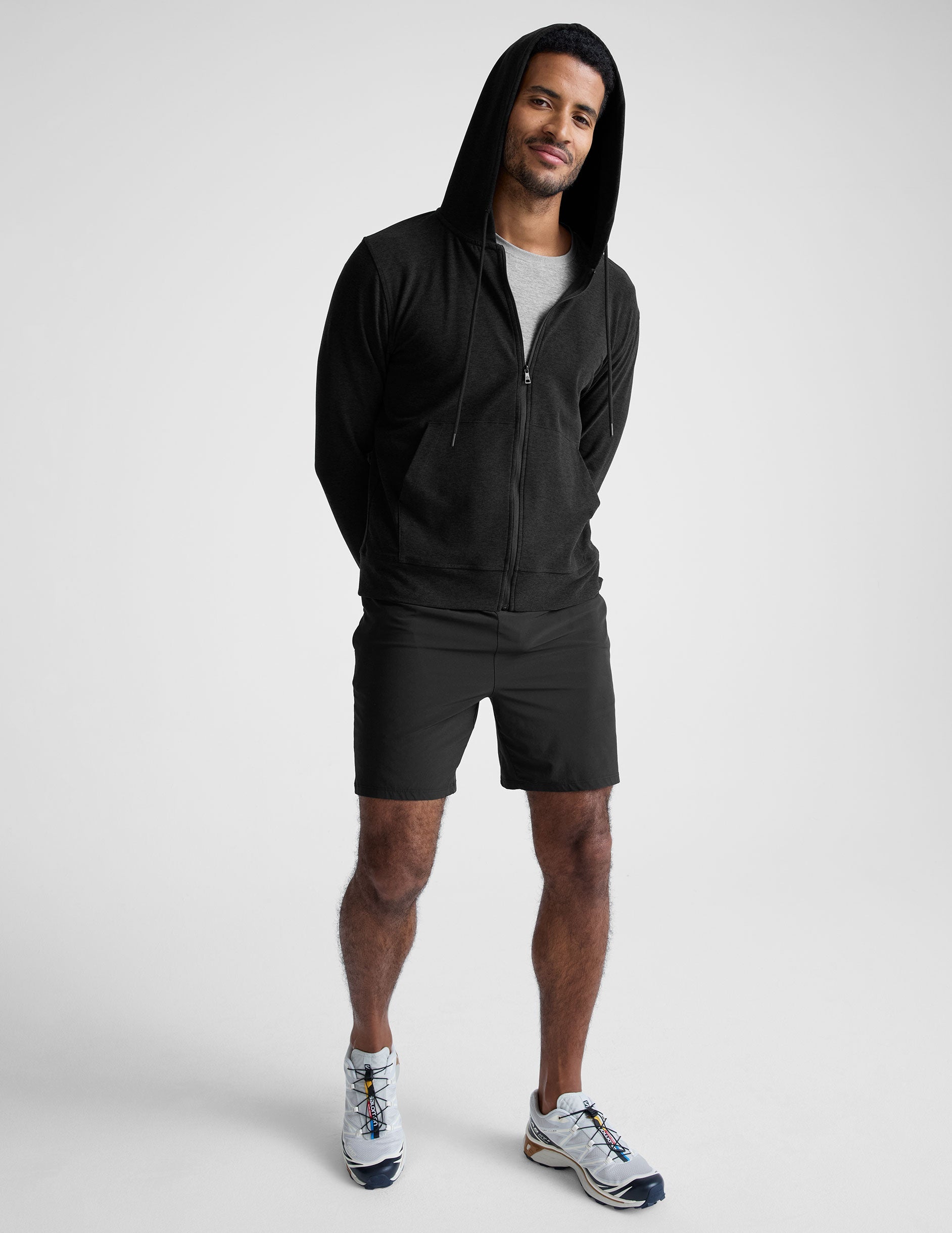 Freefit Men's Lightweight Zip Hoodie: Athletic Performance, Ultimate Comfort, Everyday Style.