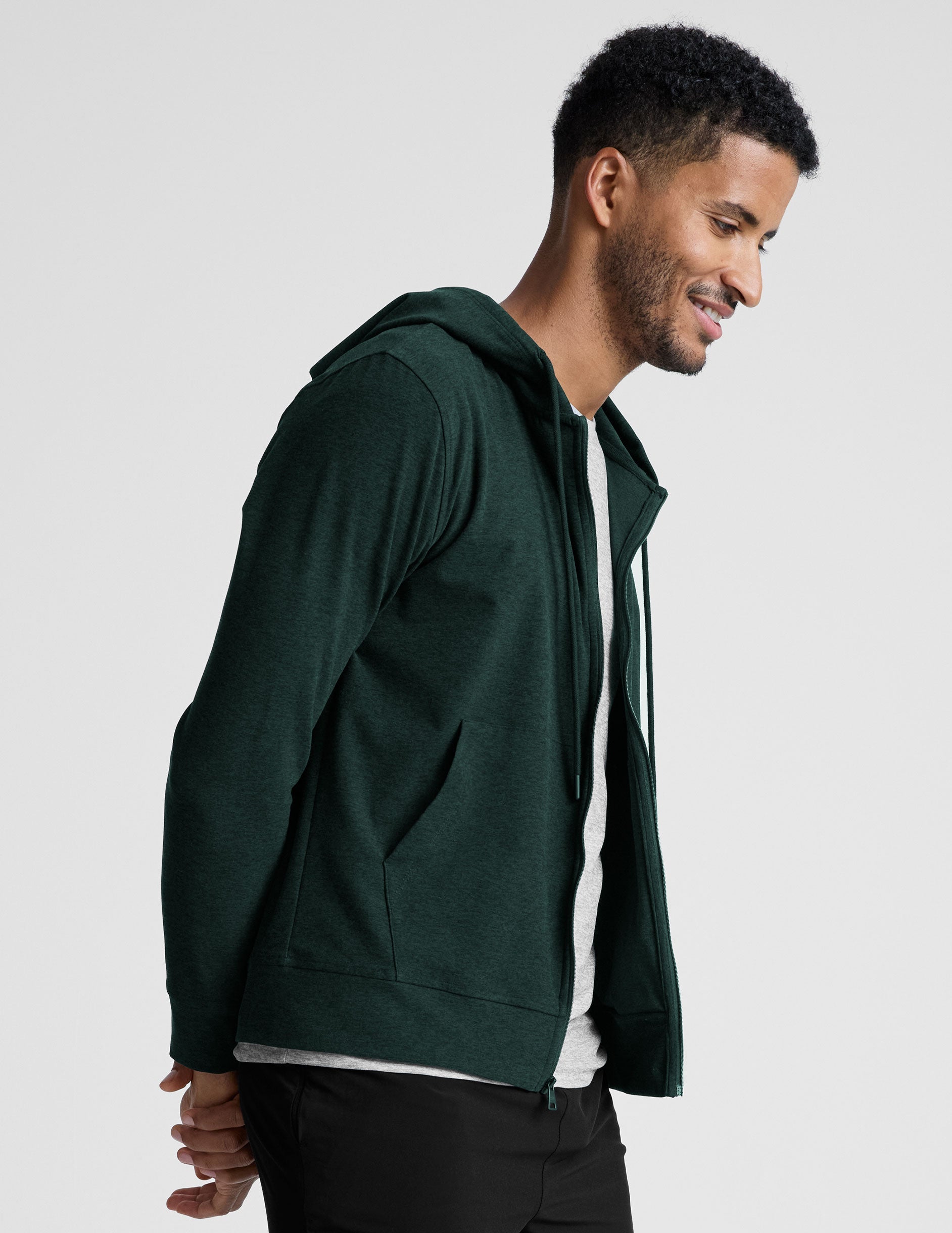 Freefit Men's Spacedye Zip Hoodie – Performance Comfort for Active Lifestyles