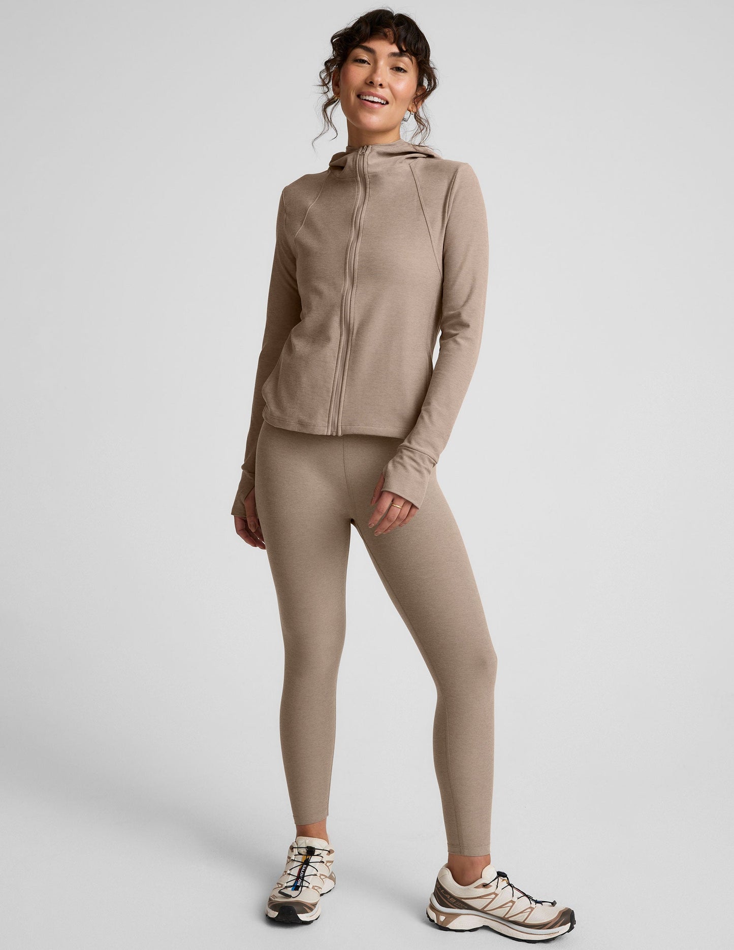 Spacedye High Energy Active Hoodie - Breathable Mesh, Thumbholes, Slim Fit