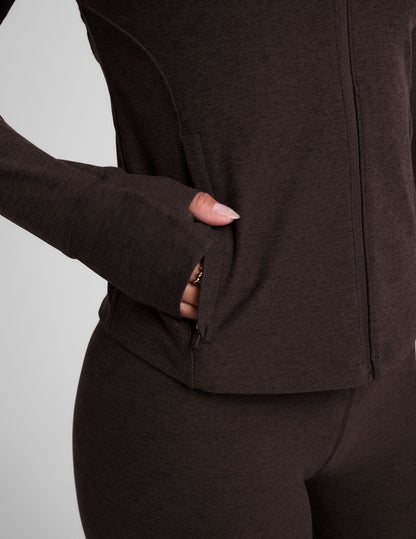 Women's Spacedye Trails Active Jacket: Moisture-Wicking, Full-Zip, Pockets, Thumbholes