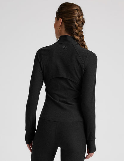 Spacedye Active Performance Full-Zip Jacket with Pockets & Thumbholes for Women