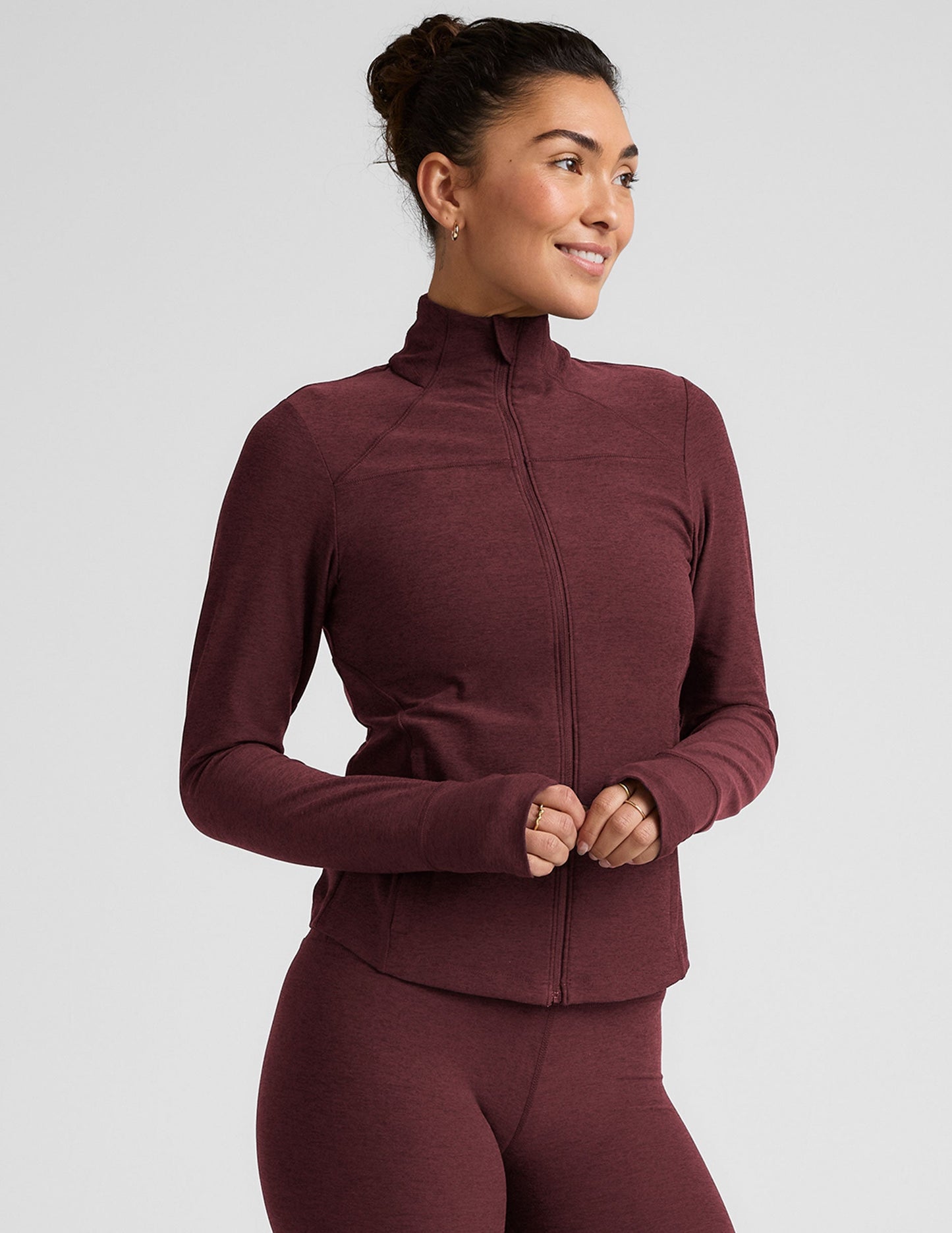 Women's Spacedye Active Jacket: Moisture-Wicking Zip-Up for Hiking & Trails