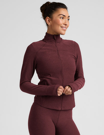 Women's Spacedye Active Jacket: Moisture-Wicking Zip-Up for Hiking & Trails