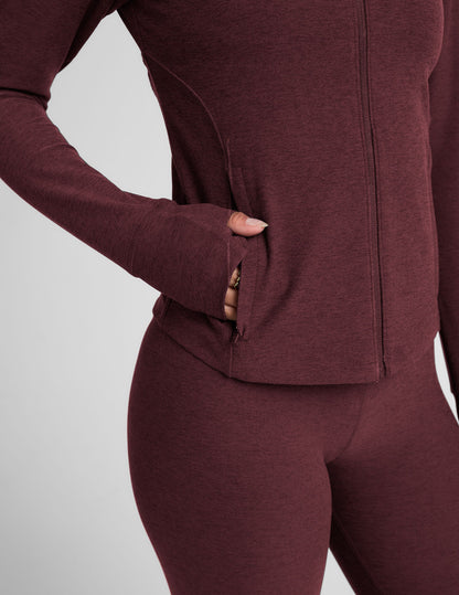 Women's Spacedye Active Jacket: Moisture-Wicking Zip-Up for Hiking & Trails