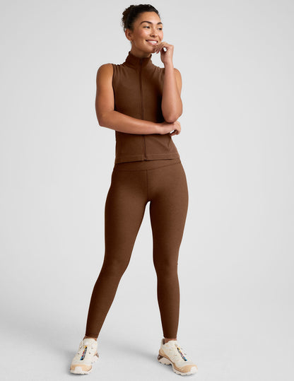 Stylish Women's Zip-Front Vest with Mesh Back and Secure Pockets