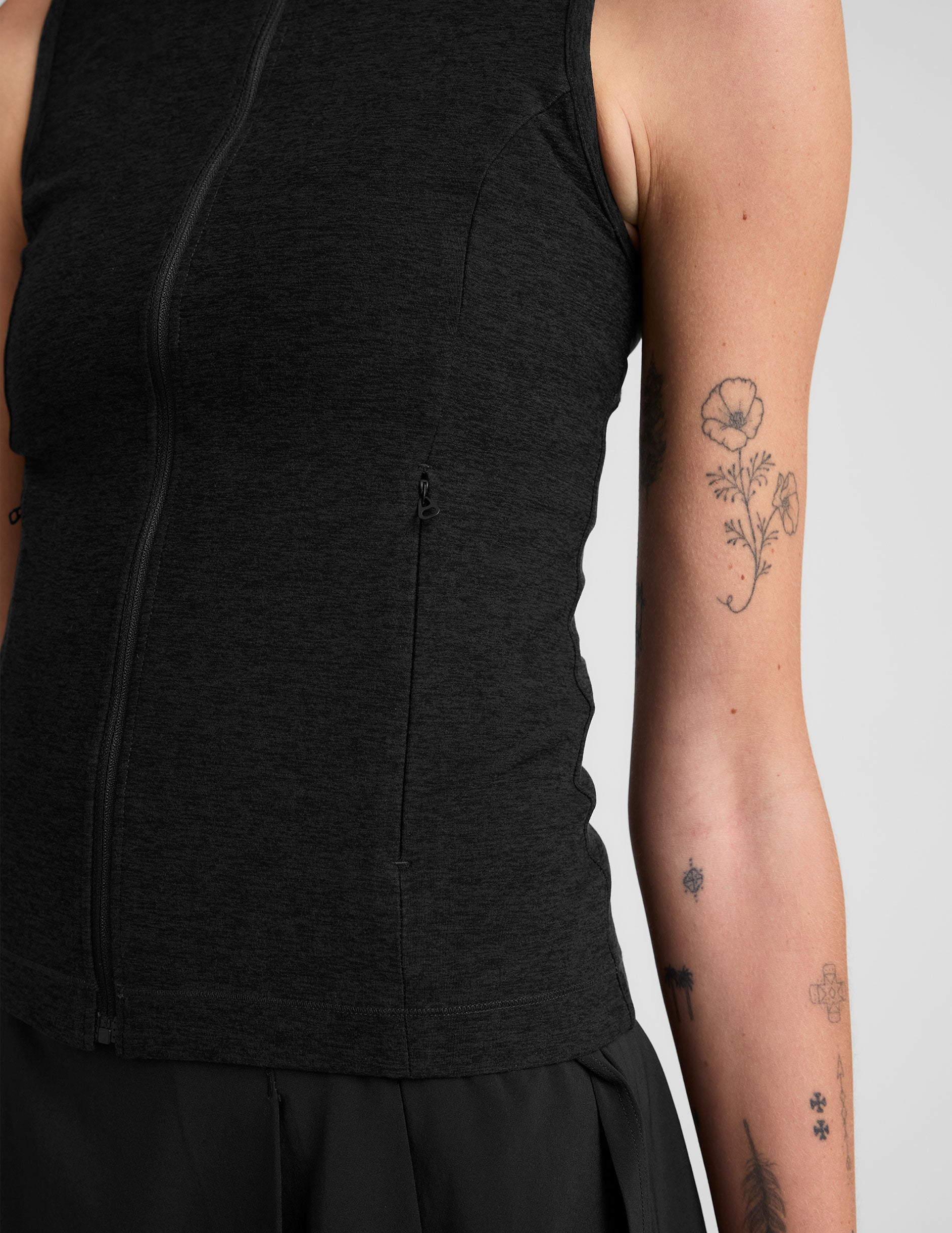 Beyond Yoga Venice Women's Performance Full-Zip Vest with Mesh Back Pockets