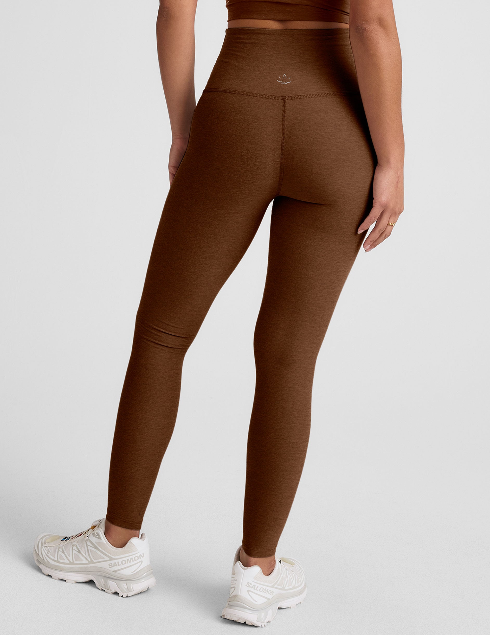 Comfortable High-Waisted Spacedye Full Length Leggings for Active Lifestyles