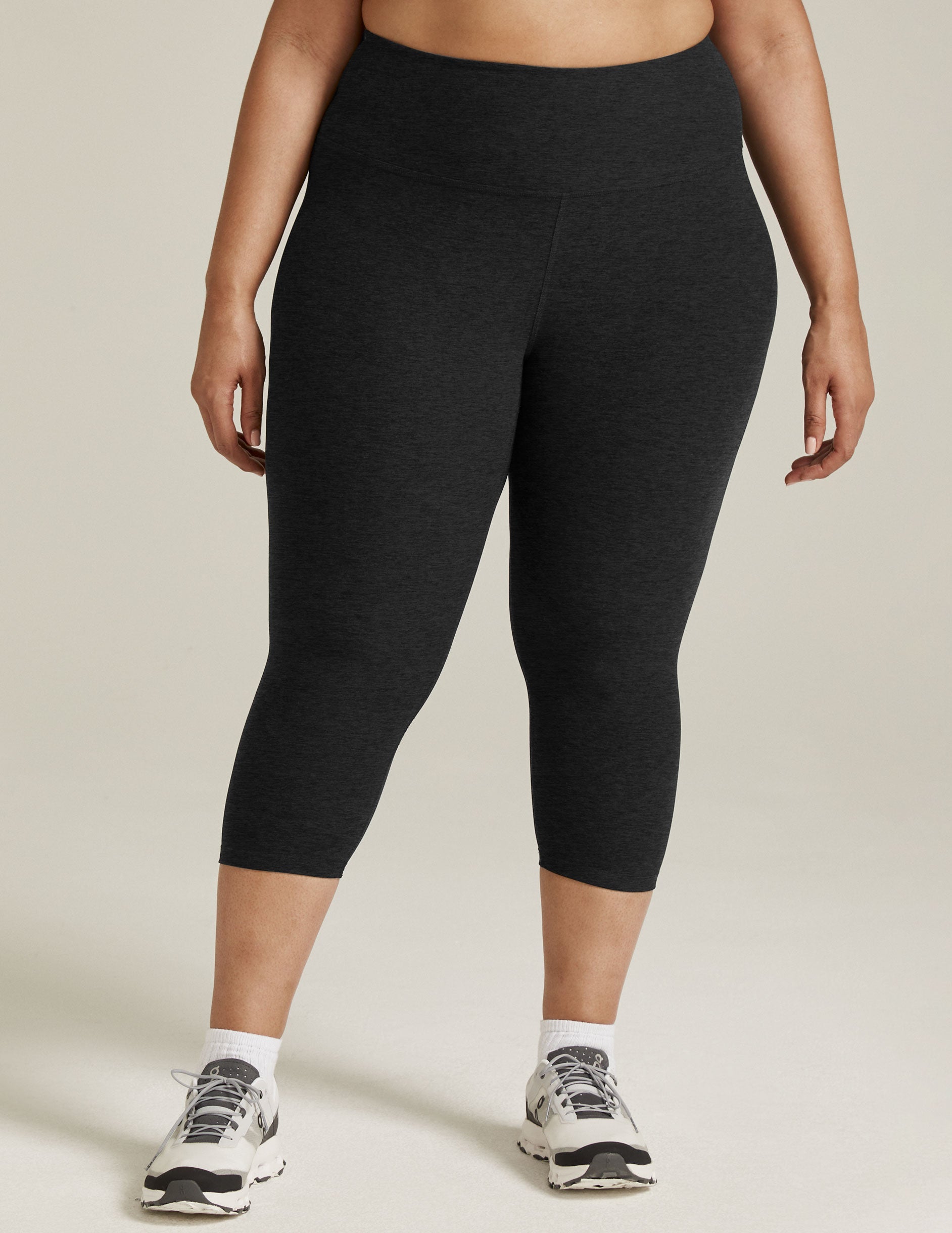 Buttery Soft Spacedye High-Waisted Capri Leggings: Ultimate Yoga & Active Comfort