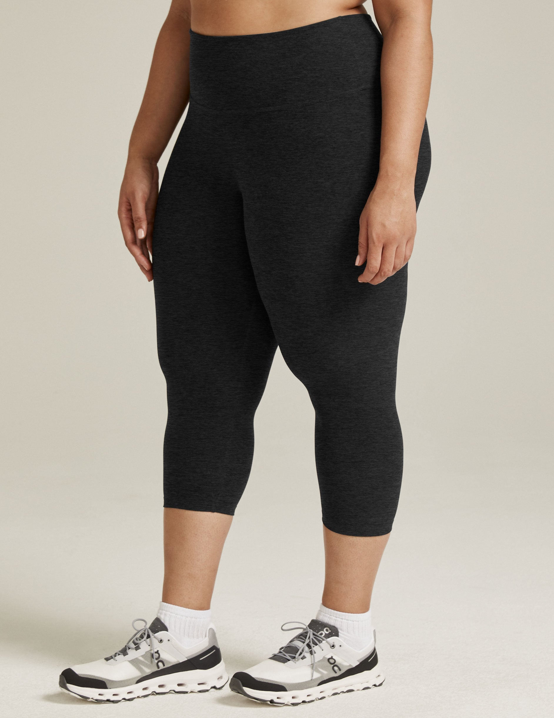 Buttery Soft Spacedye High-Waisted Capri Leggings: Ultimate Yoga & Active Comfort