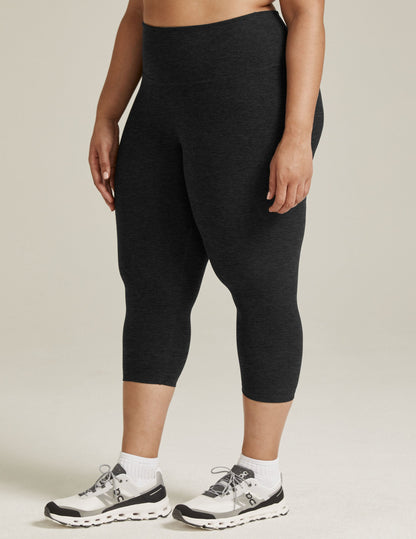 Buttery Soft Spacedye High-Waisted Capri Leggings: Ultimate Yoga & Active Comfort