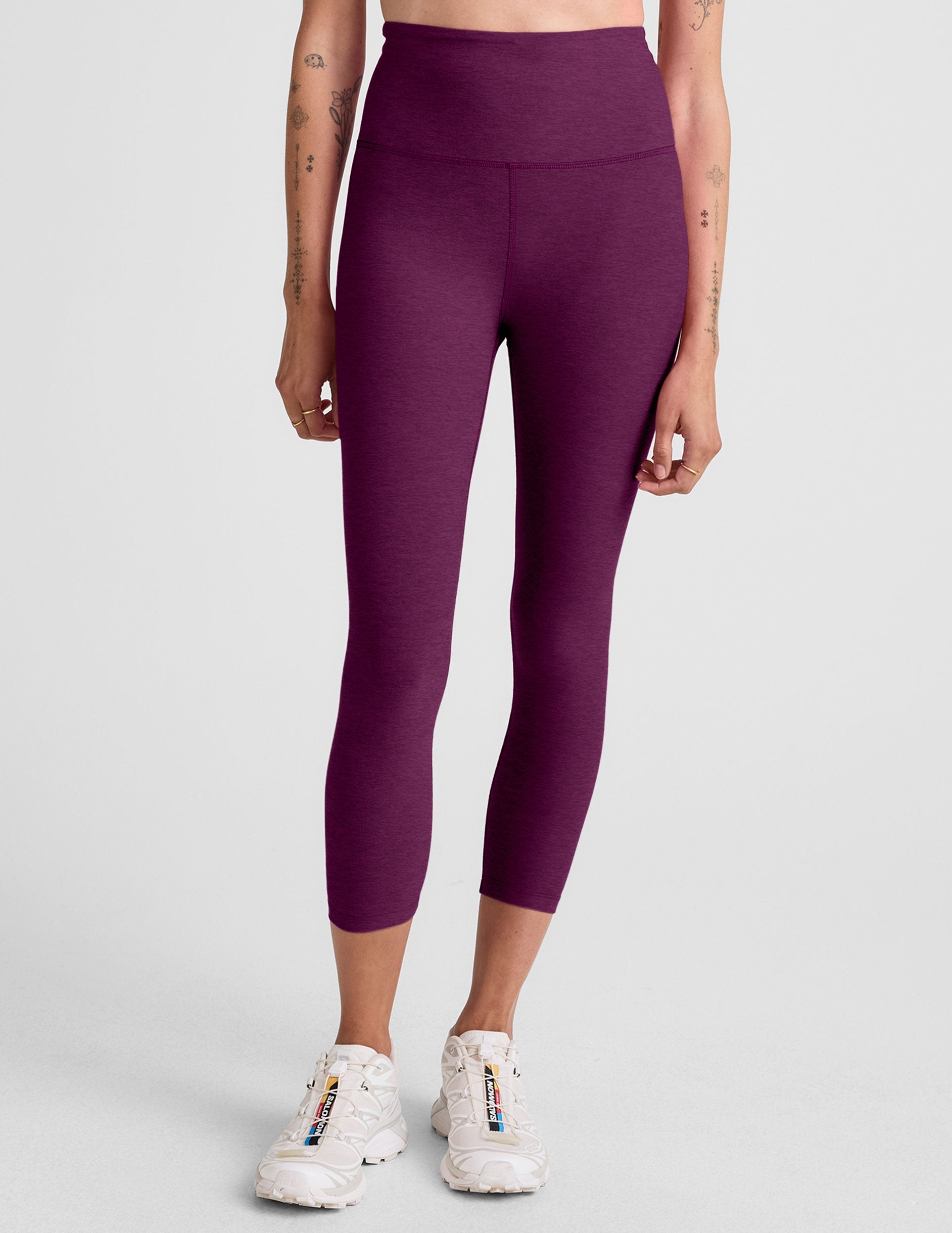 Buttery Soft High-Waisted Capri Leggings for Yoga and Active Comfort