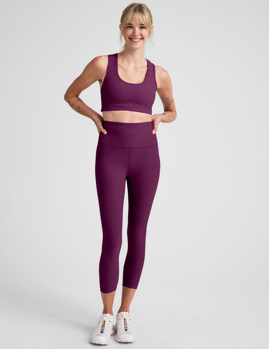 Buttery Soft High-Waisted Capri Leggings for Yoga and Active Comfort