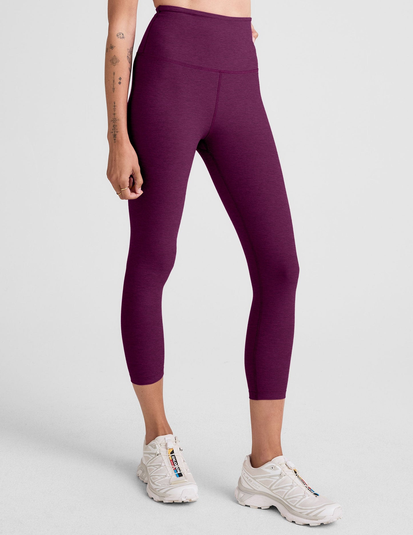 Buttery Soft High-Waisted Capri Leggings for Yoga and Active Comfort