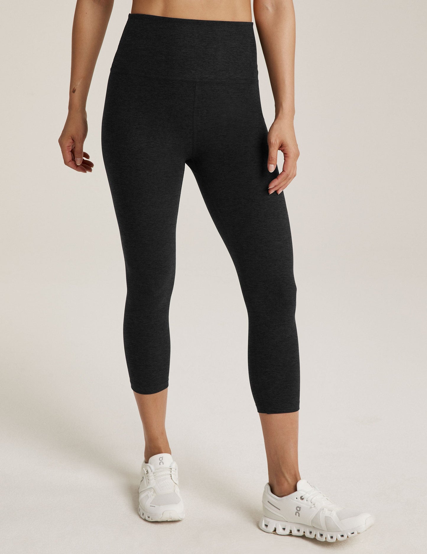 Buttery Soft Spacedye High-Waisted Capri Leggings: Ultimate Yoga & Active Comfort