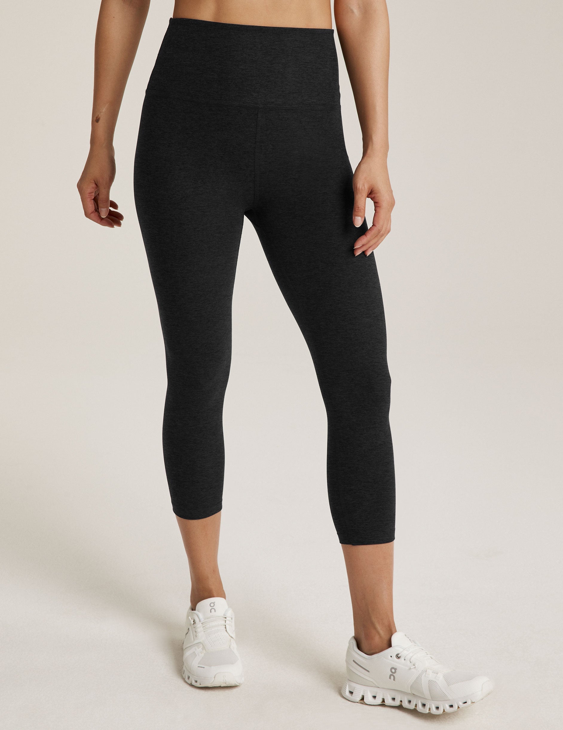 Buttery Soft Spacedye High-Waisted Capri Leggings: Ultimate Yoga & Active Comfort
