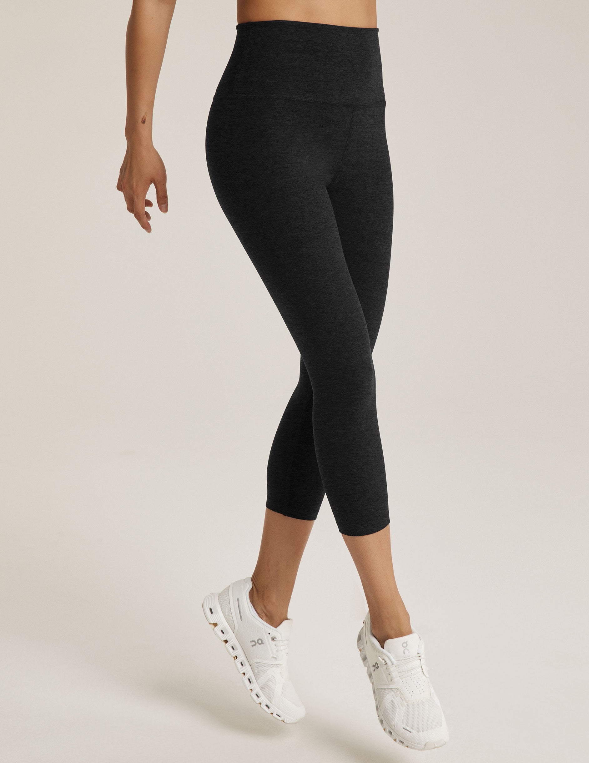 Buttery Soft Spacedye High-Waisted Capri Leggings: Ultimate Yoga & Active Comfort
