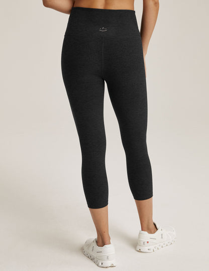 Buttery Soft Spacedye High-Waisted Capri Leggings: Ultimate Yoga & Active Comfort