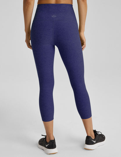 Buttery Soft Spacedye High Waisted Capri Leggings for Yoga & Active Wear