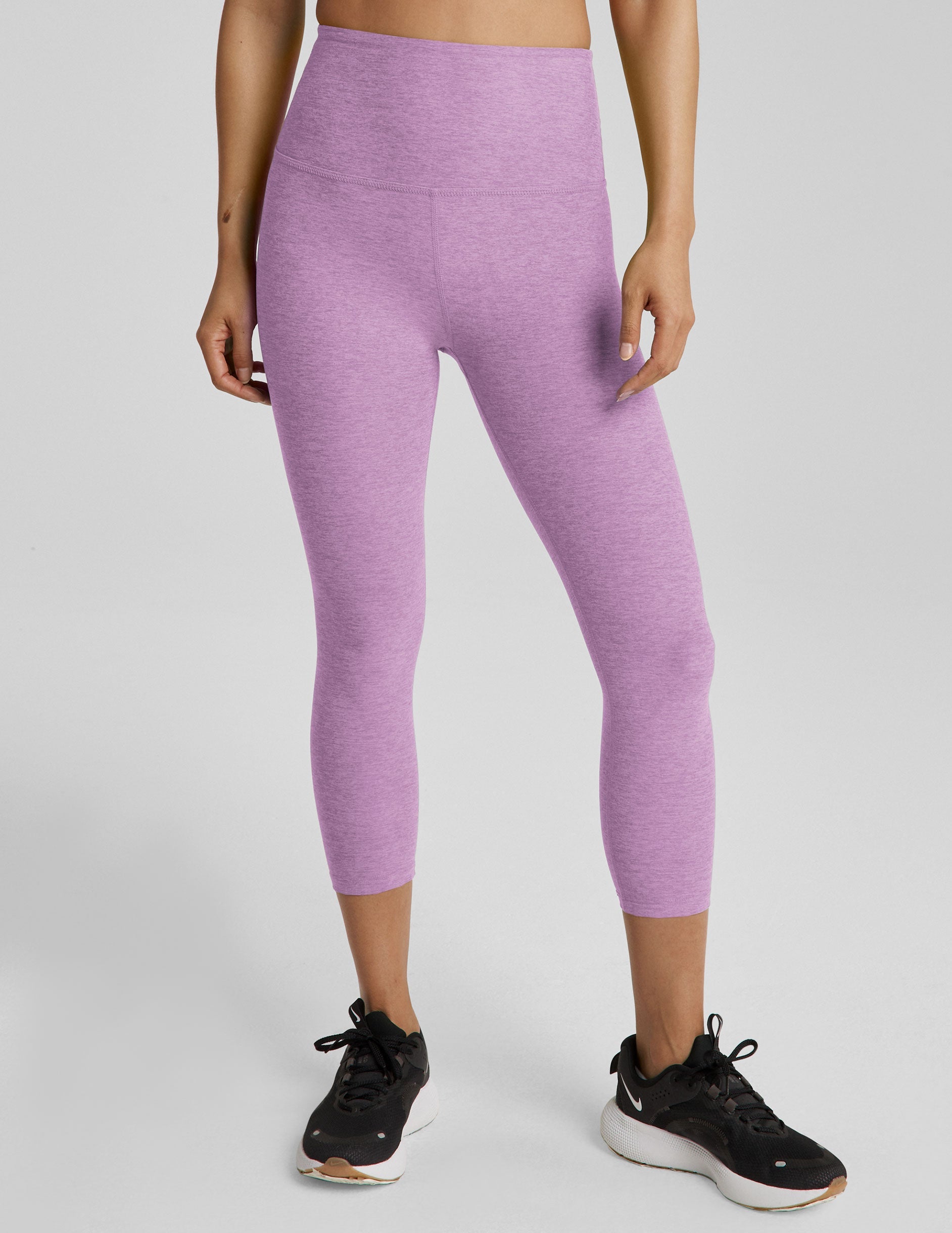 Buttery Soft Spacedye High-Waisted Capri Legging: Flattering Fit, Seamless Comfort