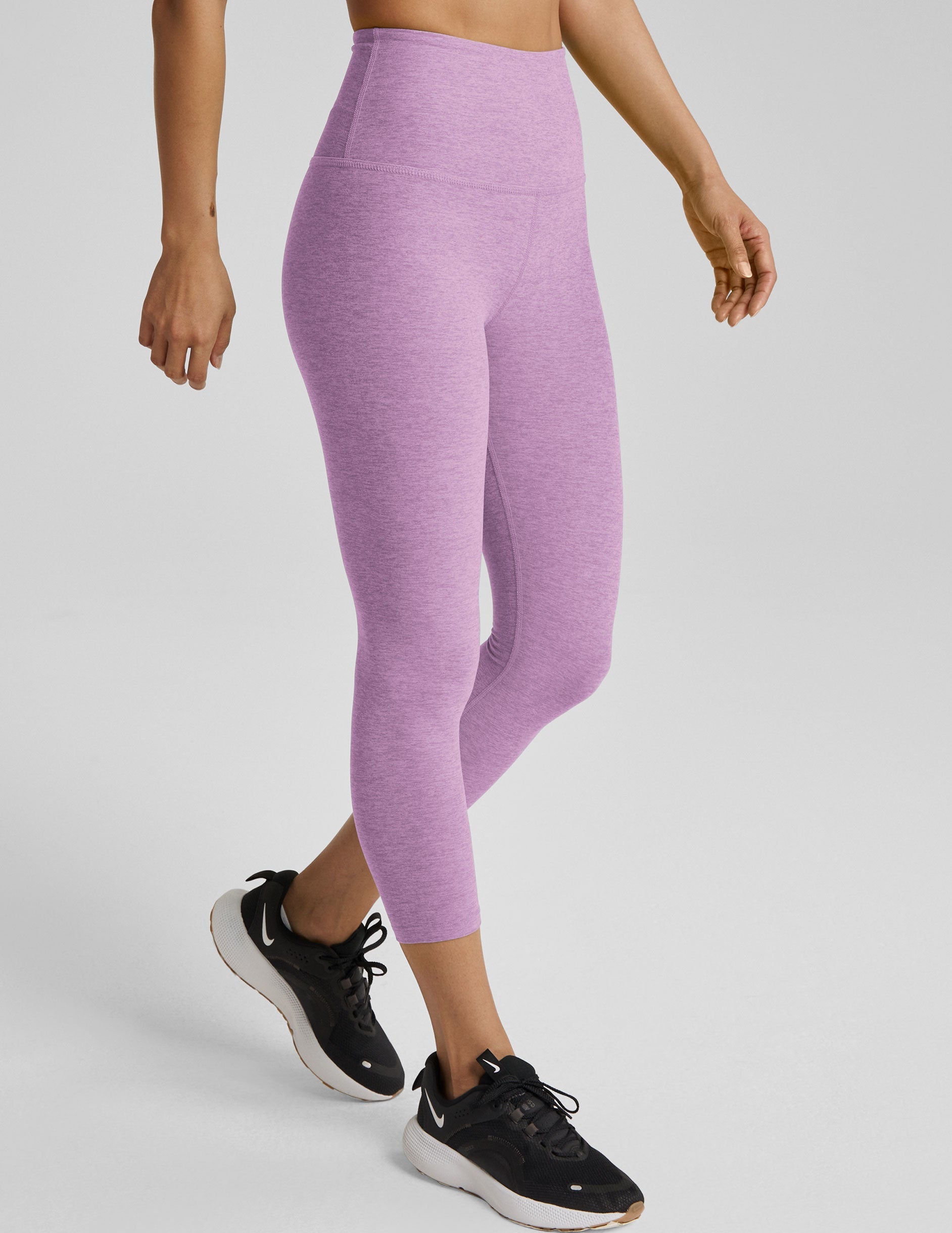 Buttery Soft Spacedye High-Waisted Capri Legging: Flattering Fit, Seamless Comfort