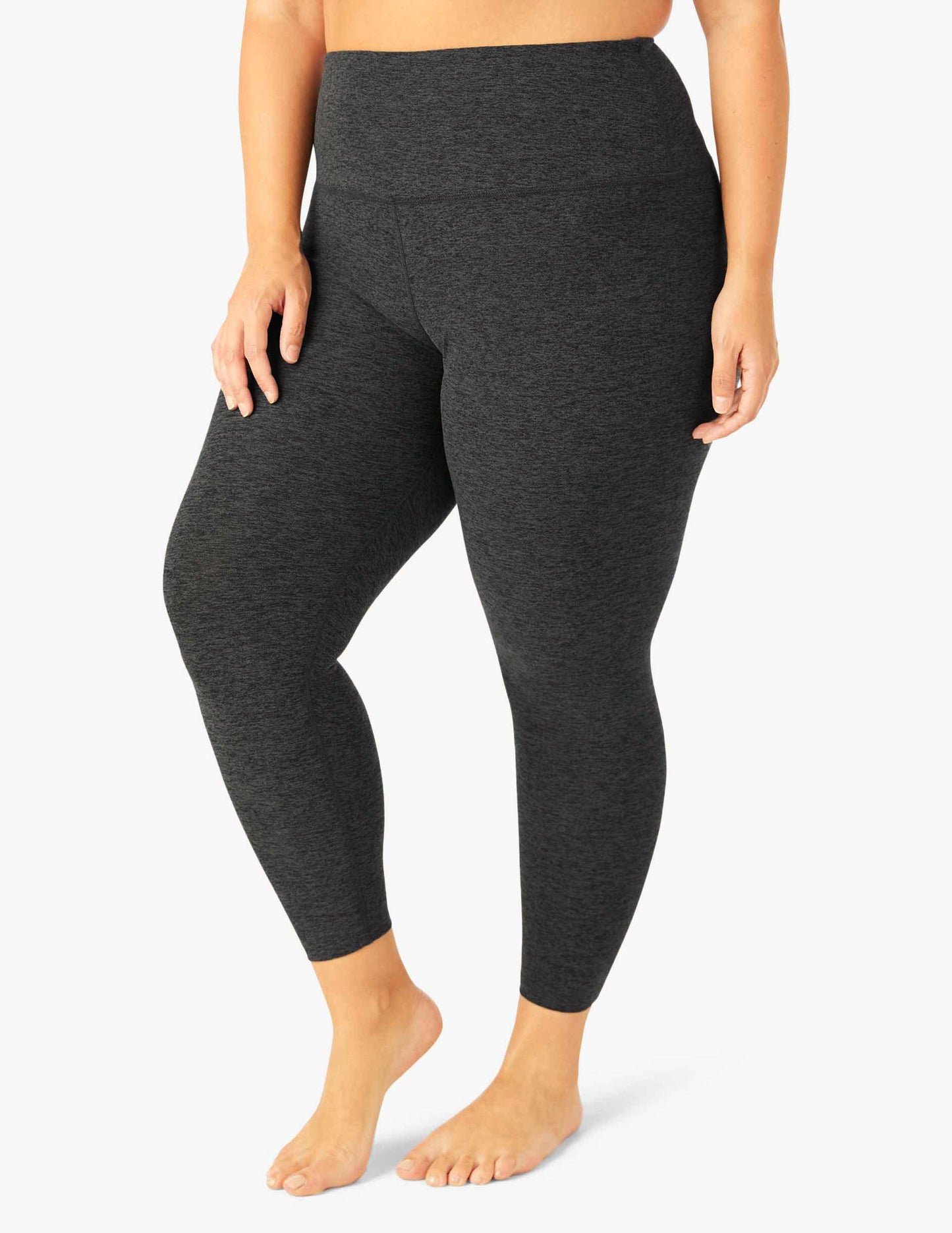 Buttery Soft Spacedye High-Waisted Midi Leggings for Ultimate Comfort & Style