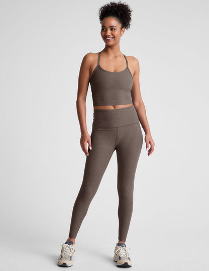 Buttery Soft Spacedye High-Waisted Midi Legging: Ultra-Comfort, Flawless Fit, Moisture-Wicking