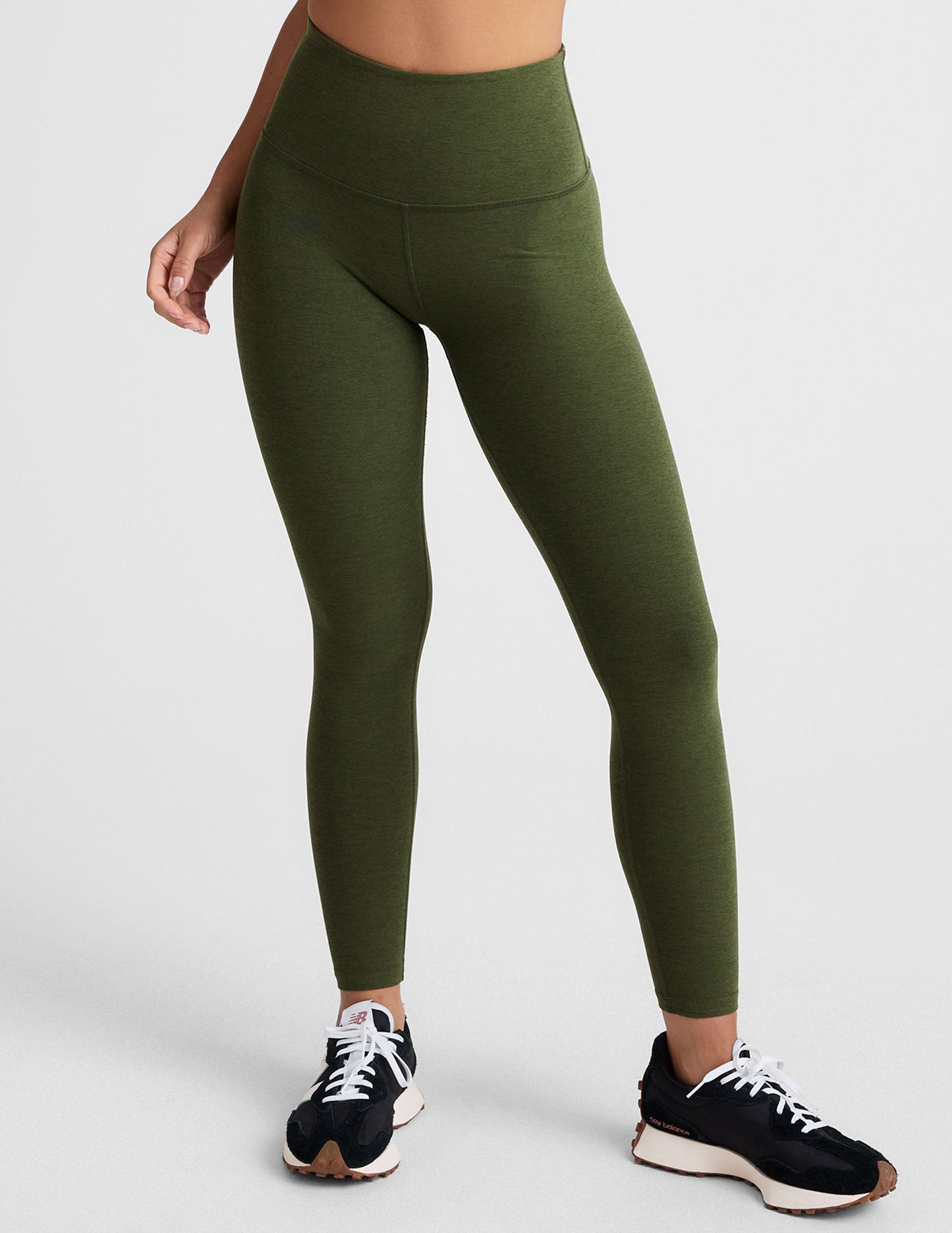 Buttery Soft Spacedye High-Waisted Midi Leggings for Ultimate Comfort & Style
