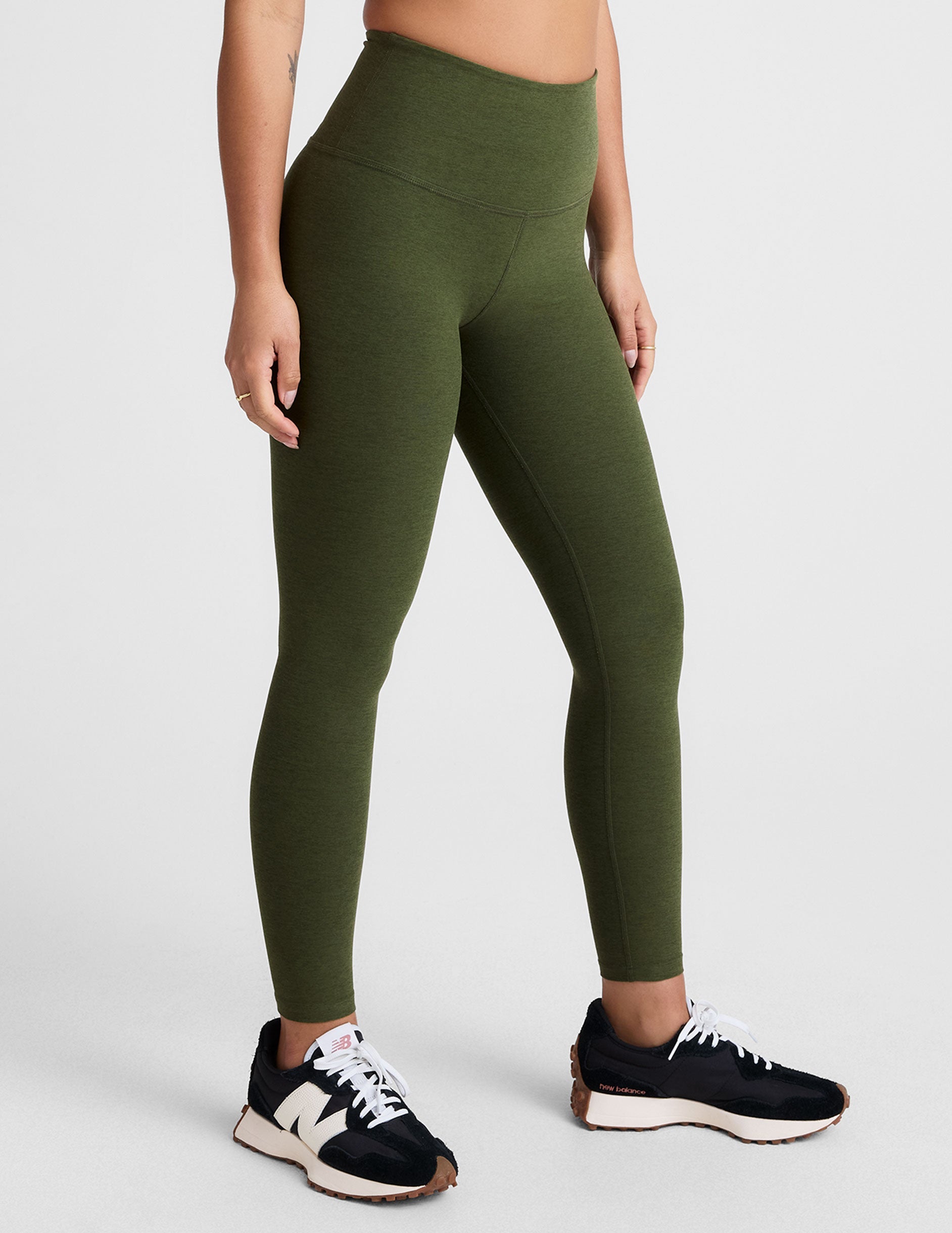Buttery Soft Spacedye High-Waisted Midi Leggings for Ultimate Comfort & Style