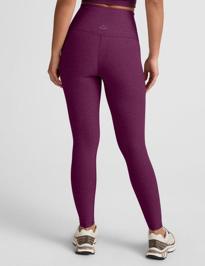 Beyond Yoga Spacedye Aubergine High-Waisted Midi Legging: Soft, Supportive Activewear