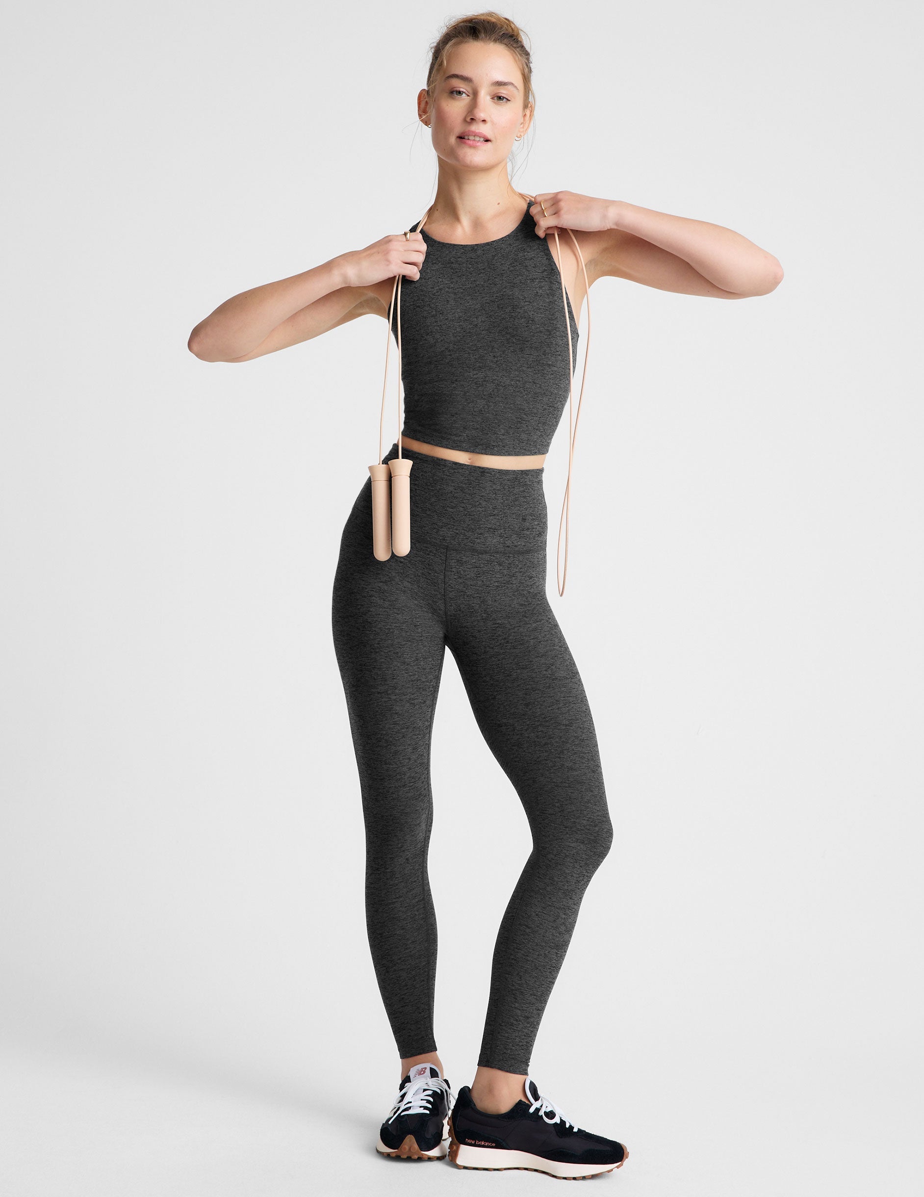 Buttery Soft Spacedye High-Waisted Midi Leggings for Ultimate Comfort & Style