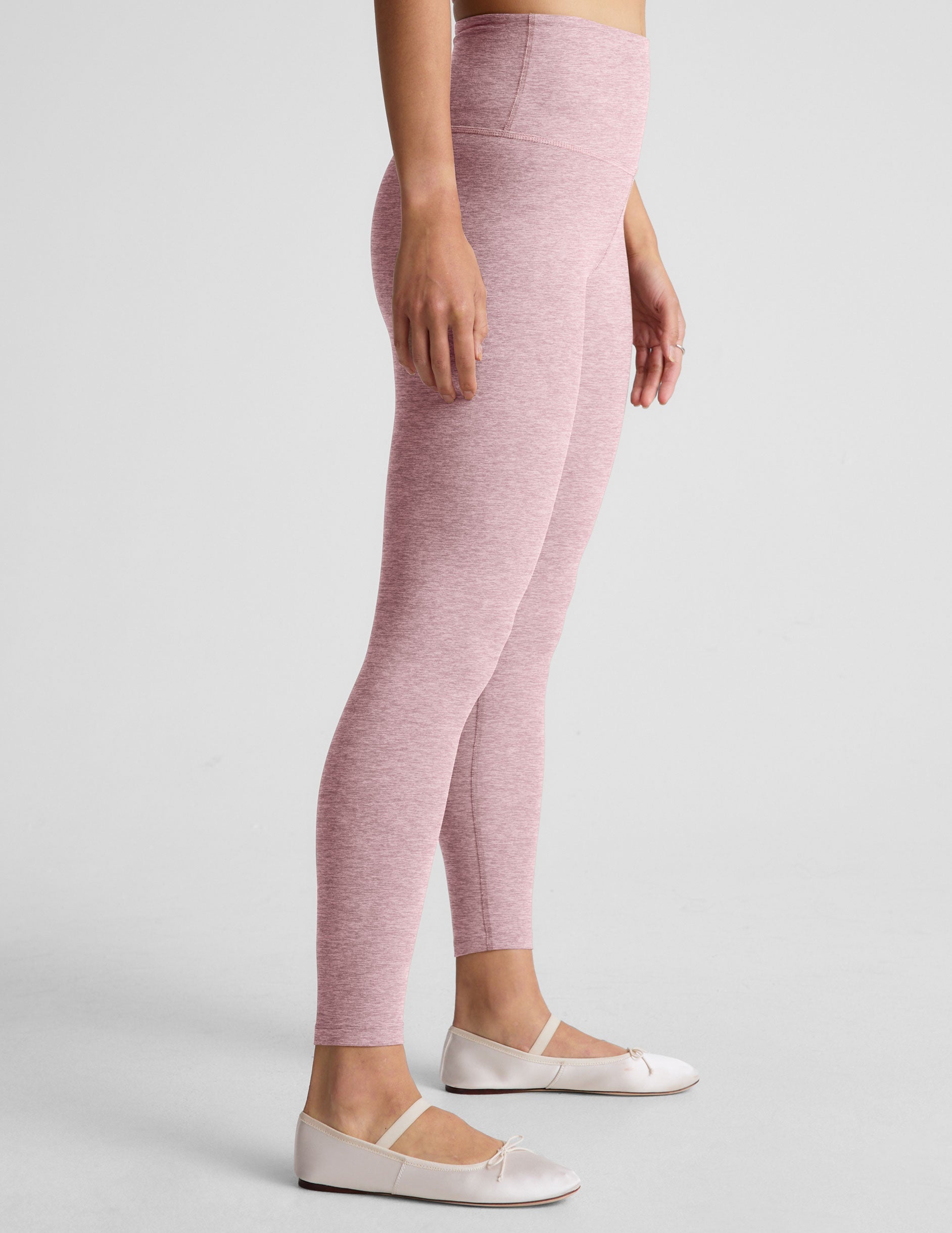 Soft Spacedye High-Waisted Midi Legging: Comfortable Yoga Activewear for Women