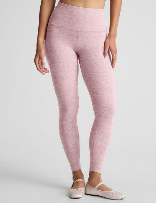 Soft Spacedye High-Waisted Midi Legging: Comfortable Yoga Activewear for Women