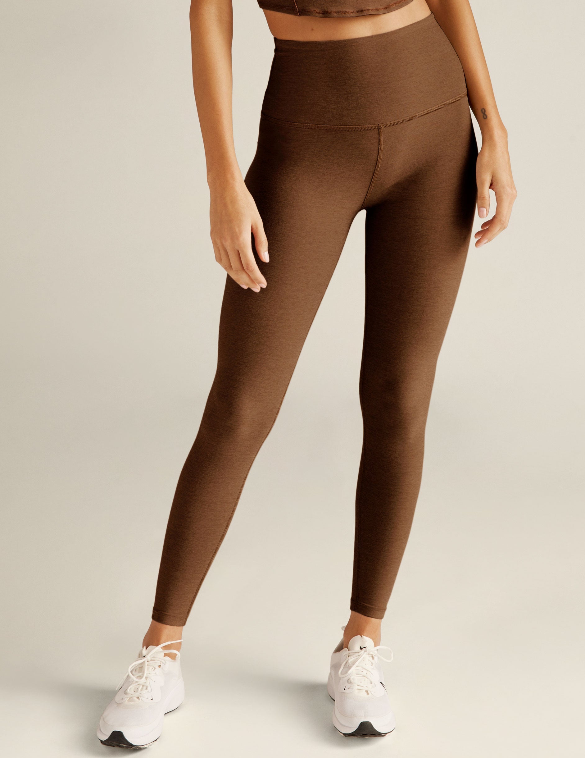 Spacedye High-Waisted Midi Leggings: Soft, Comfortable, Versatile for Active Lifestyles