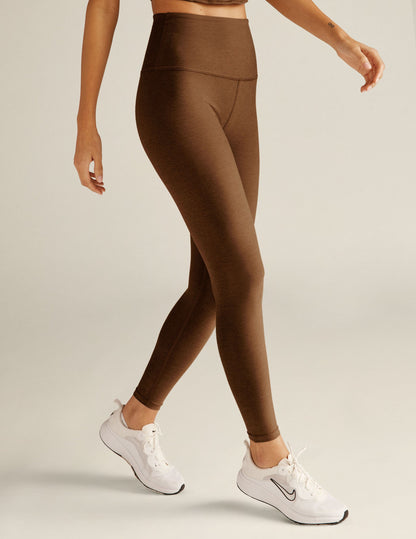 Spacedye High-Waisted Midi Leggings: Soft, Comfortable, Versatile for Active Lifestyles