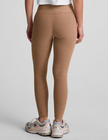 Ultra-Soft Spacedye High-Waisted Midi Leggings: Comfort for Yoga, Workouts, Everyday