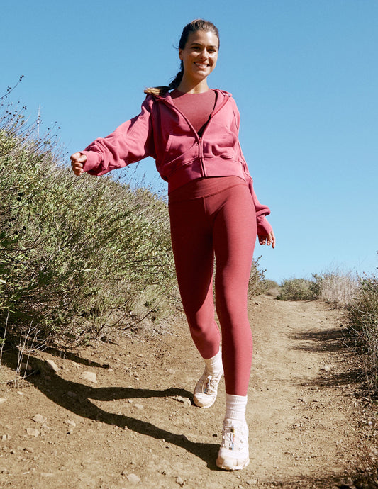 Luxurious Spacedye High-Waisted Midi Legging: Soft, Supportive, and Stylish for Women