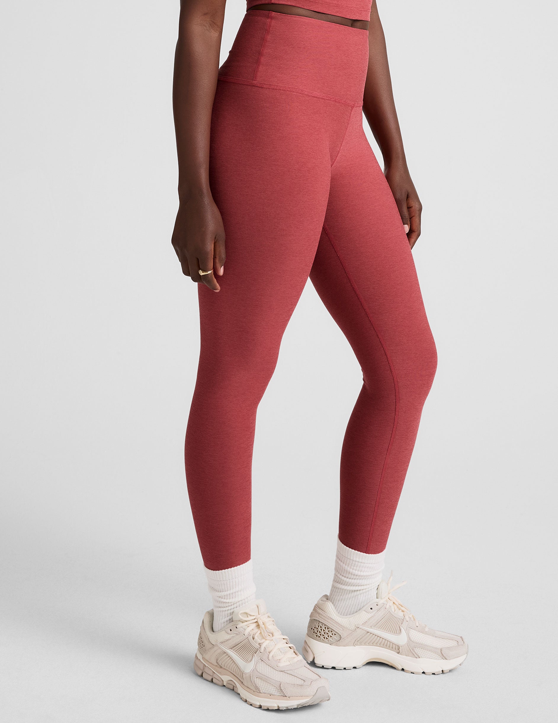 Luxurious Spacedye High-Waisted Midi Legging: Soft, Supportive, and Stylish for Women