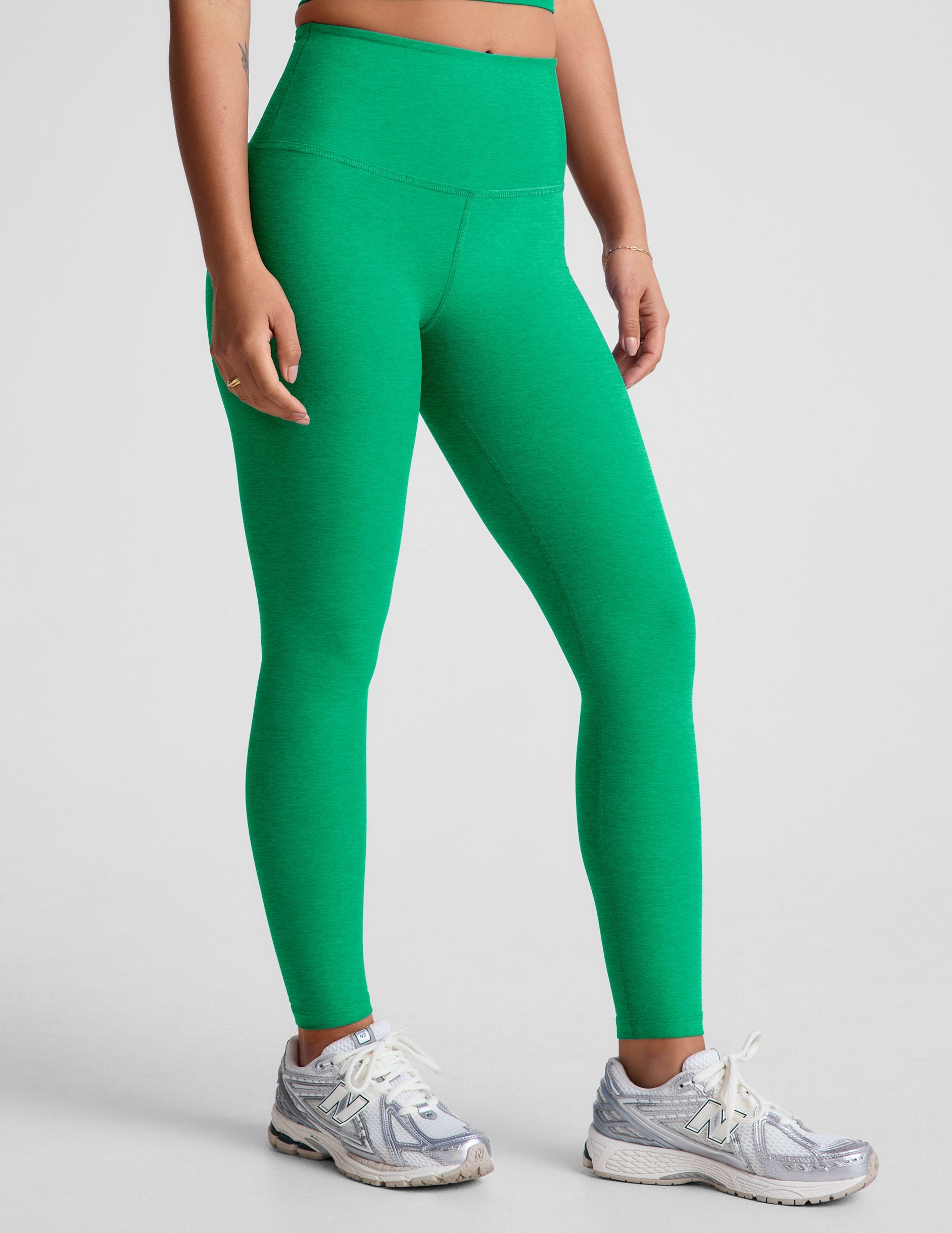 Buttery Soft Spacedye High-Waisted Midi Leggings for Ultimate Comfort and Fit