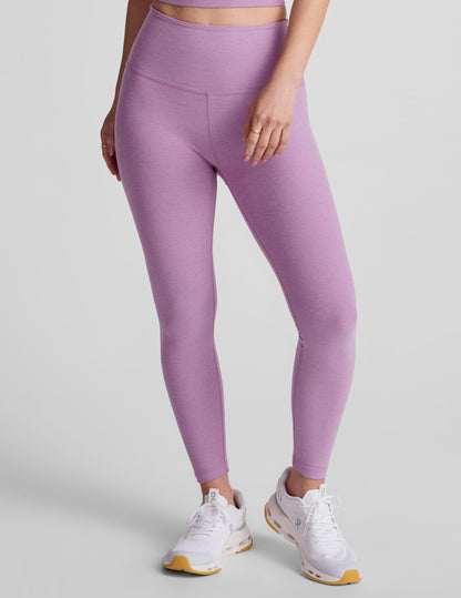 Buttery Soft Spacedye High-Waisted Midi Leggings for Yoga & Everyday Comfort