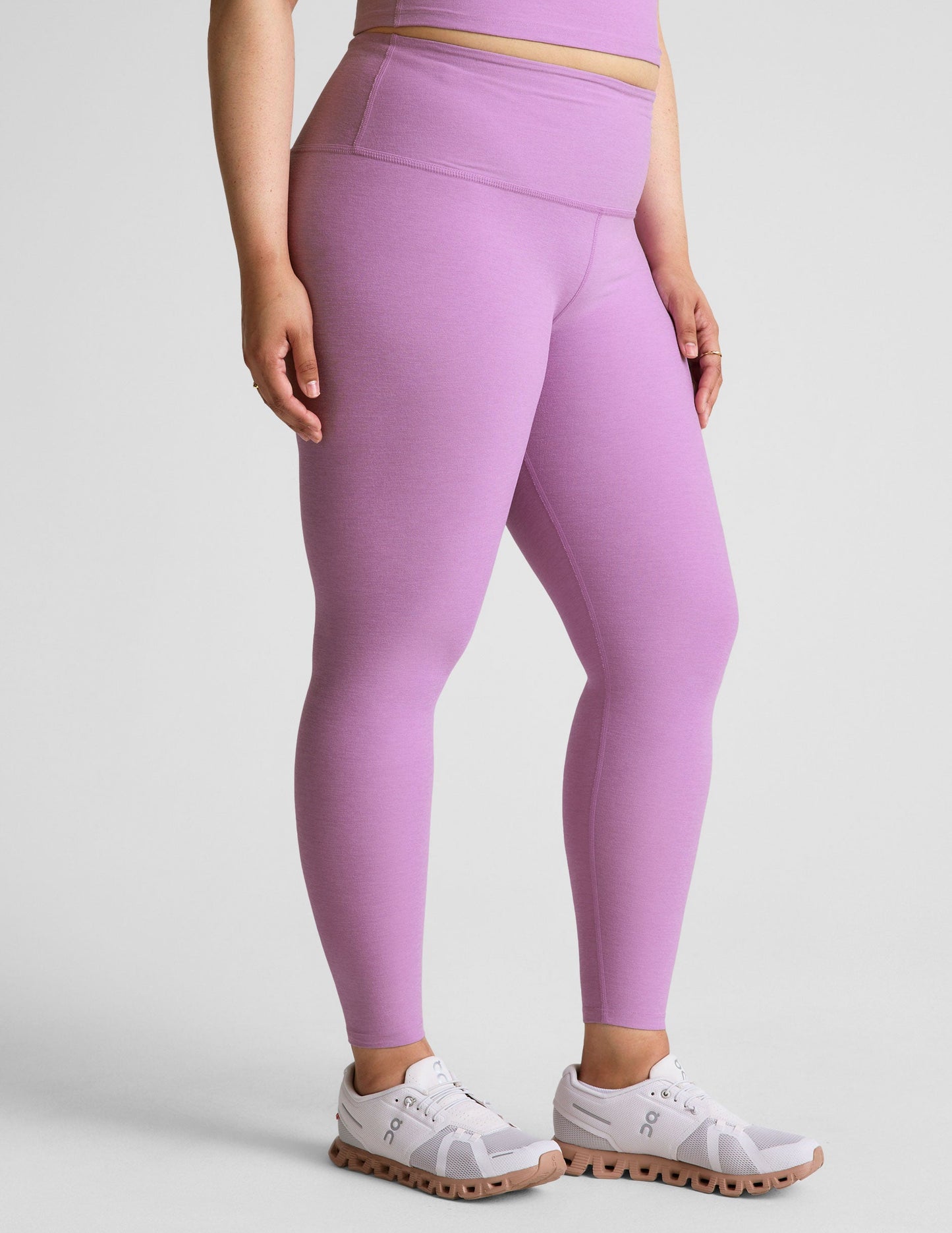 Buttery Soft Spacedye High-Waisted Midi Leggings for Yoga & Everyday Comfort