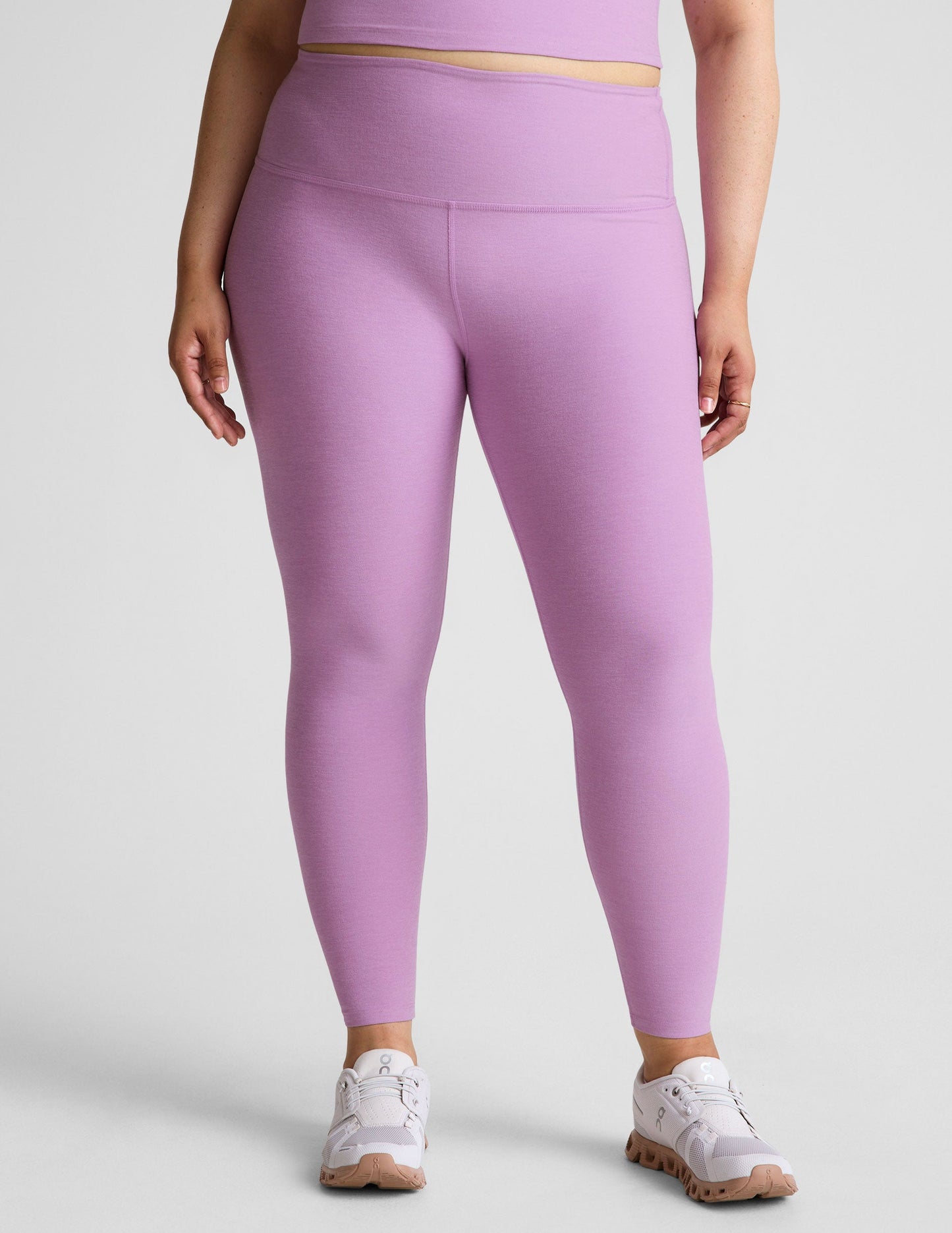 Buttery Soft Spacedye High-Waisted Midi Leggings for Yoga & Everyday Comfort