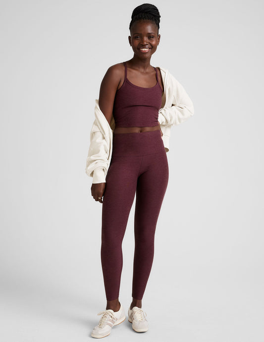 Buttery Soft Spacedye High-Waisted Midi Legging: Ultimate Comfort & Support
