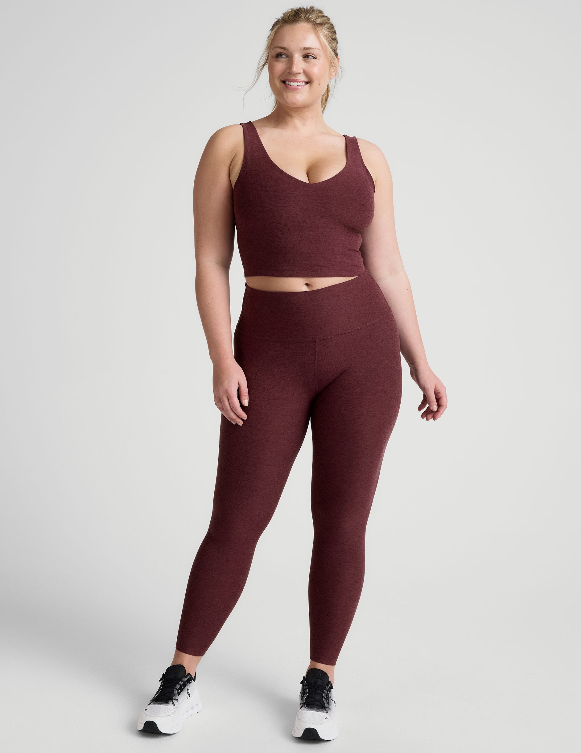 Buttery Soft Spacedye High-Waisted Midi Legging: Ultimate Comfort & Support