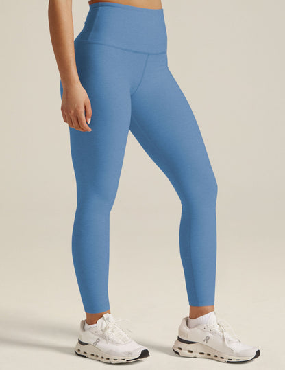 Buttery Soft Spacedye High Waisted Midi Leggings for Yoga & Lounging