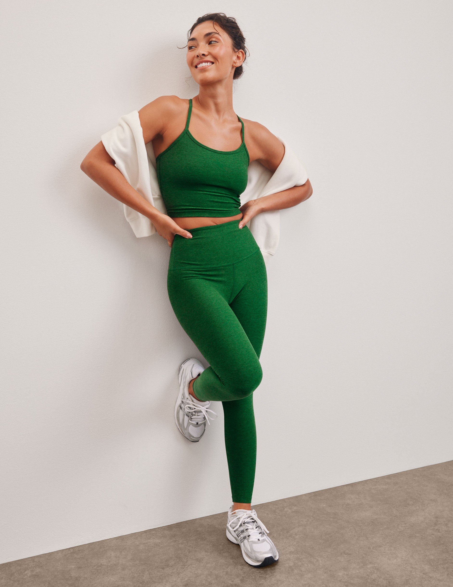 Buttery Soft Spacedye High-Waisted Midi Leggings - Ultimate Comfort & Support