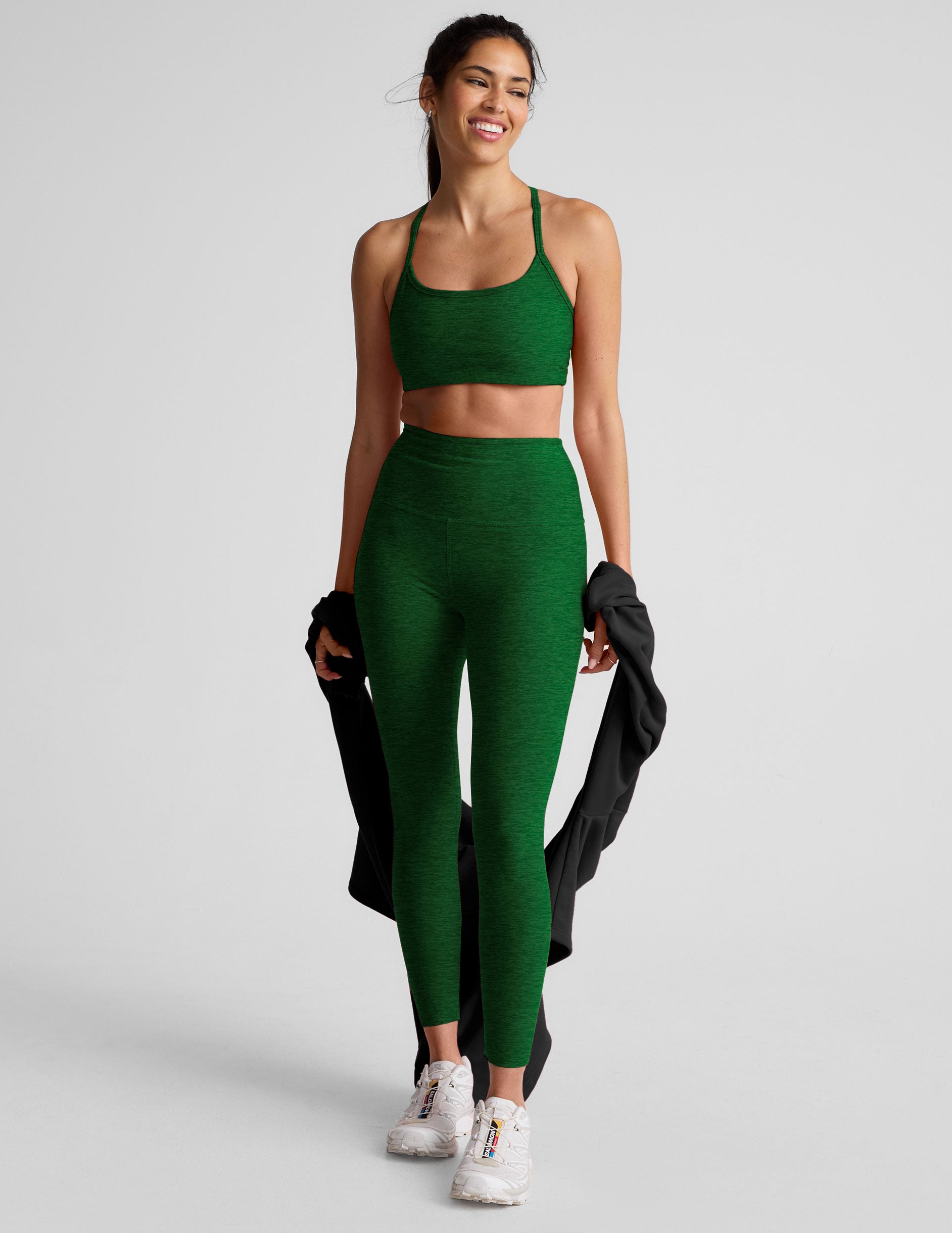 Buttery Soft Spacedye High-Waisted Midi Leggings - Ultimate Comfort & Support